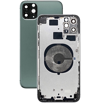 Корпус для iPhone 11 Pro Max (тёмно-зелёный) ORG