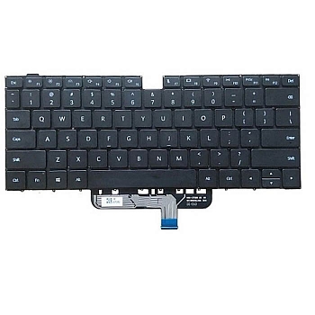 Клавиатура для ноутбука Huawei MagicBook HBL-W29 черная, плоский Enter